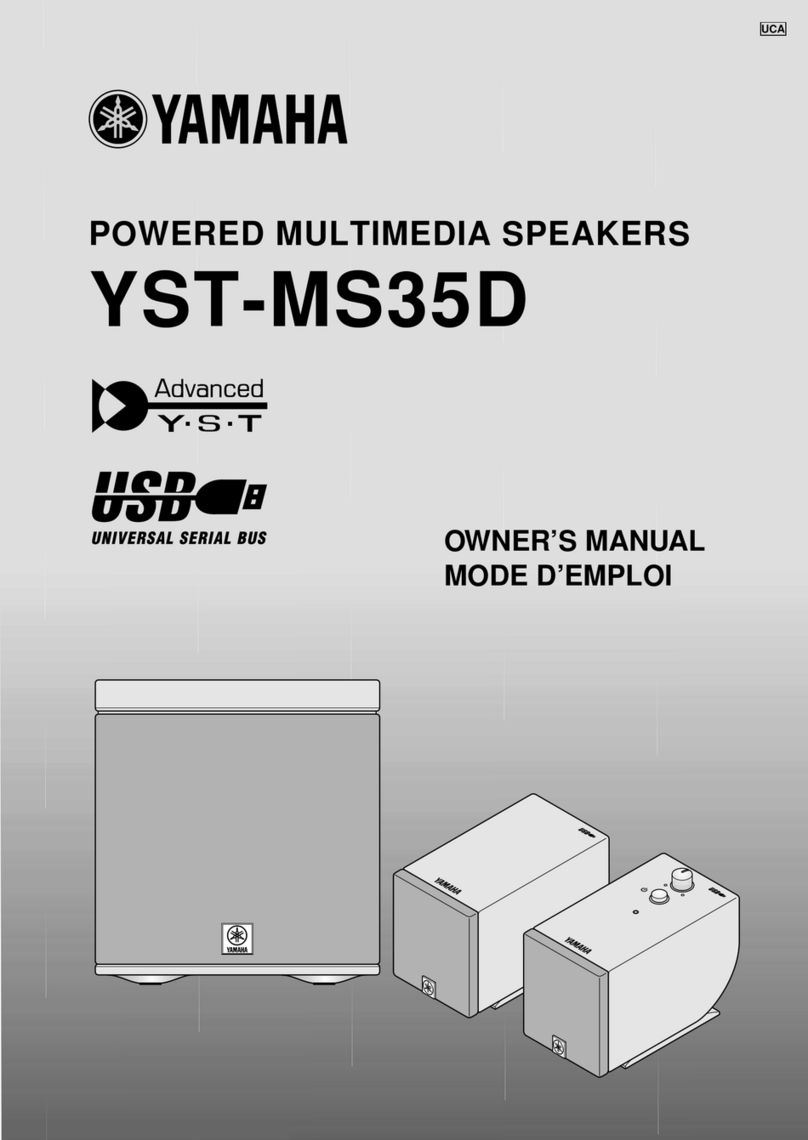 Yamaha YST-MS35D owner's manual