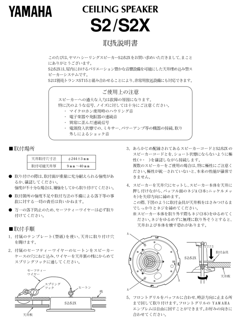 Yamaha S2 owner's manual