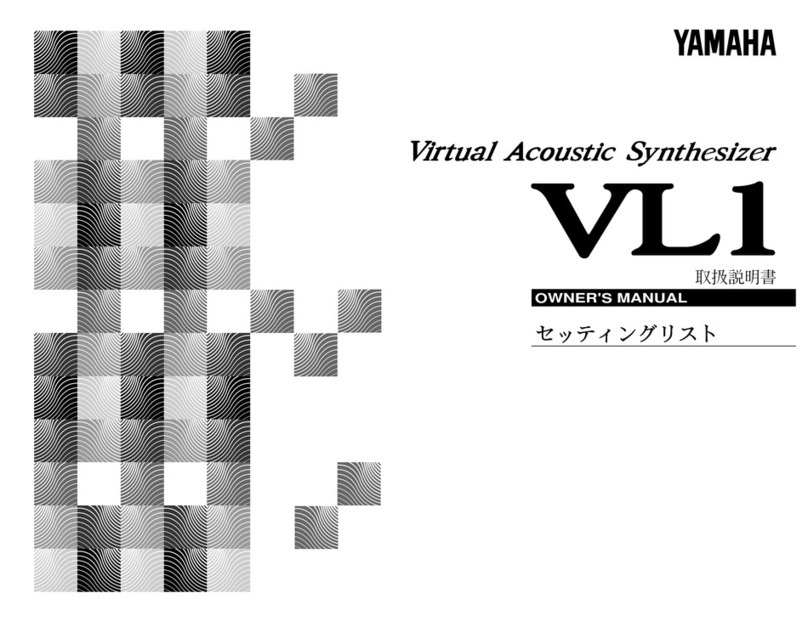 Yamaha VL-1 User manual Yamaha VL-1 User manual