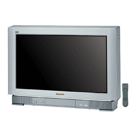 Panasonic CT34WX50 - 34" TAU MODEL TV operating instructions