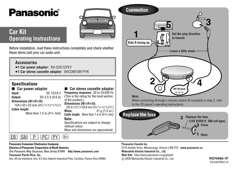 Panasonic SL-SX451C User manual Panasonic SL-SX451C User manual