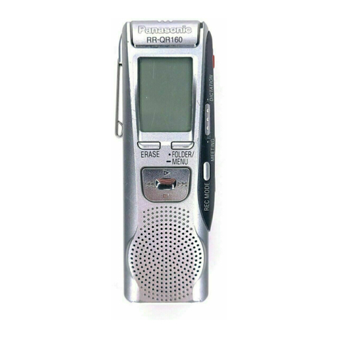 Panasonic RR-QR160 User manual