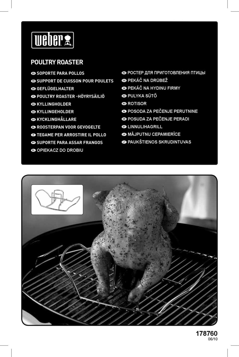 Weber POULTRY ROASTER 178760 user manual