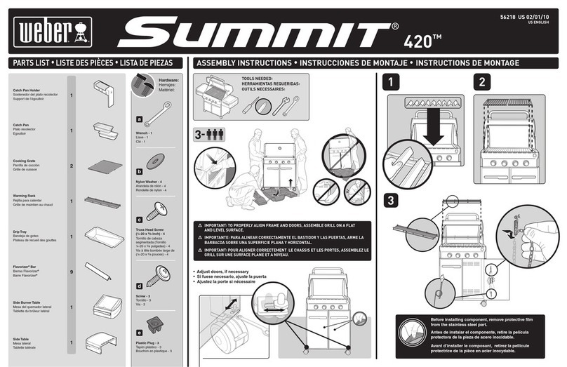 Weber Summit 420 User manual