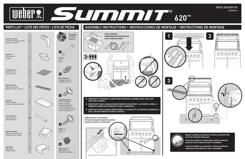 Weber Summit 620 User manual