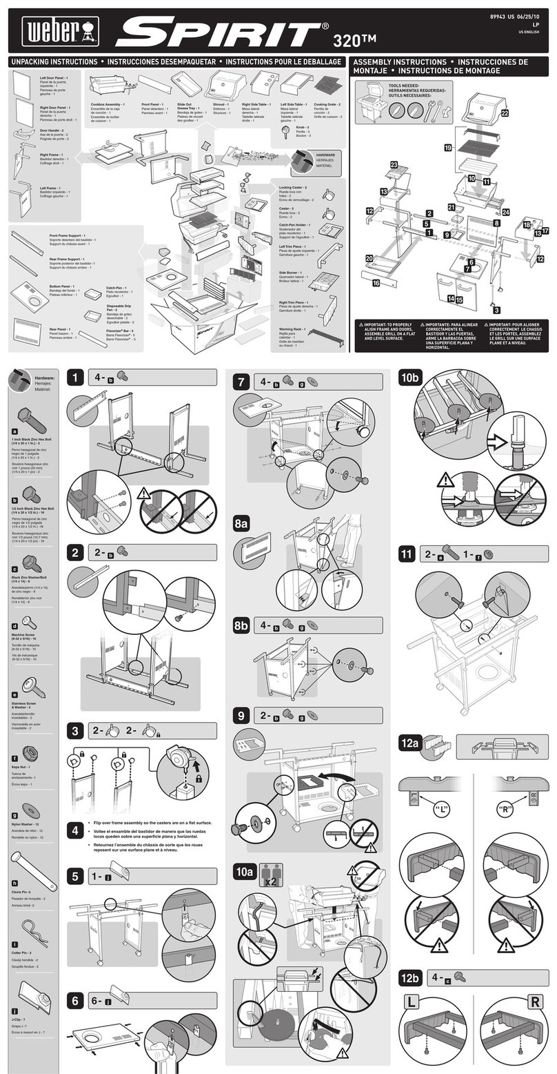 Weber SPIRIT 320 user manual
