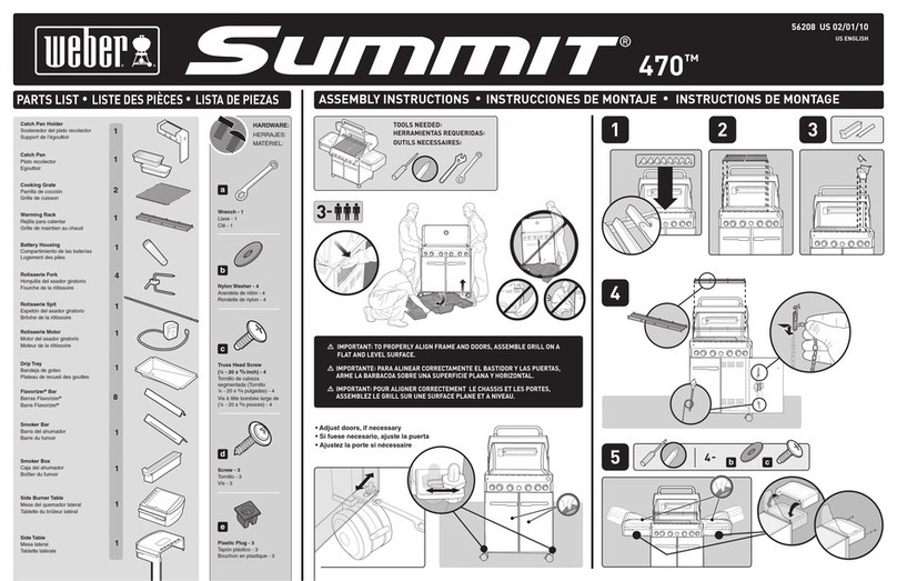 Weber Summit 470 User manual