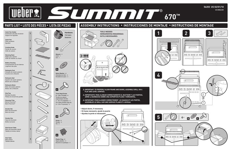 Weber Summit 670 User manual