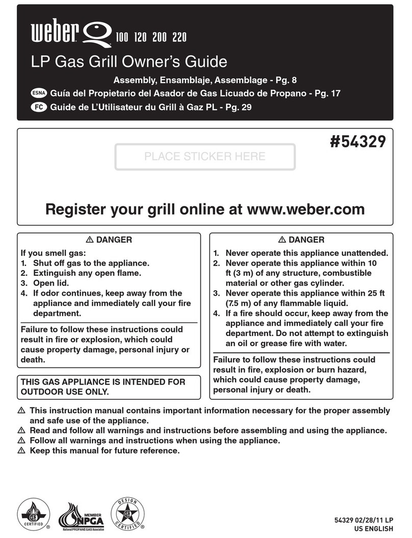 Weber 54329 User manual