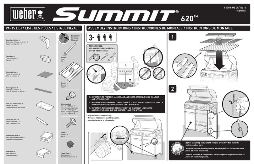 Weber Summit 620 User manual Weber Summit 620 User manual