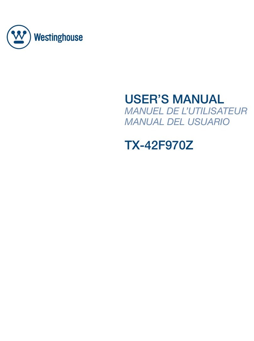 Westinghouse TX-42F970Z user manual