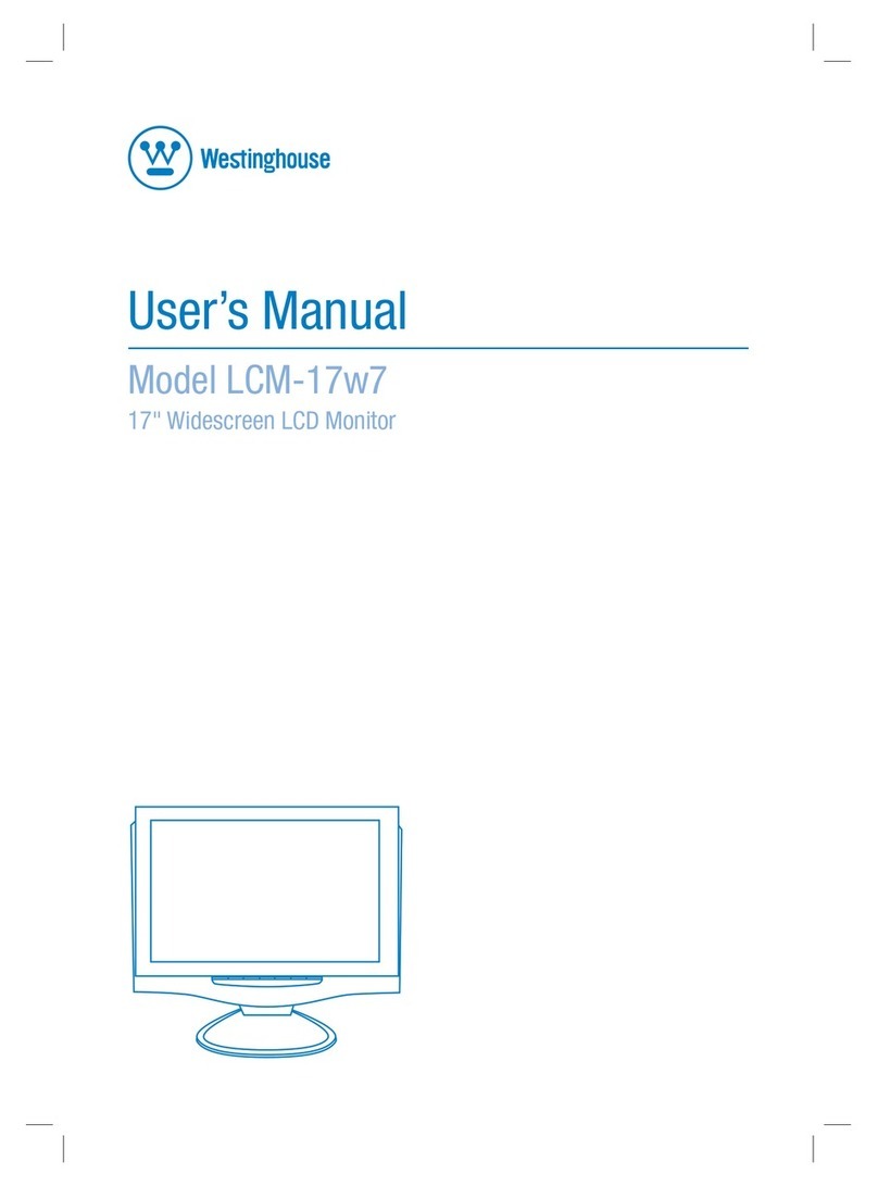 Westinghouse LCM-17W7 User manual