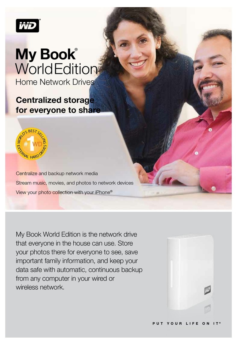 Western Digital My Book World Edition WDH1NC10000 Specifications Western Digital My Book World Edition WDH1NC10000 Specifications