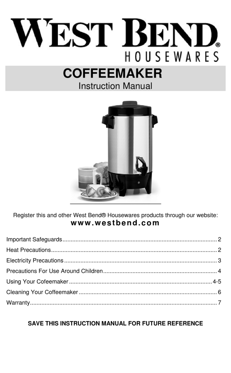 West Bend L5563G instruction manual