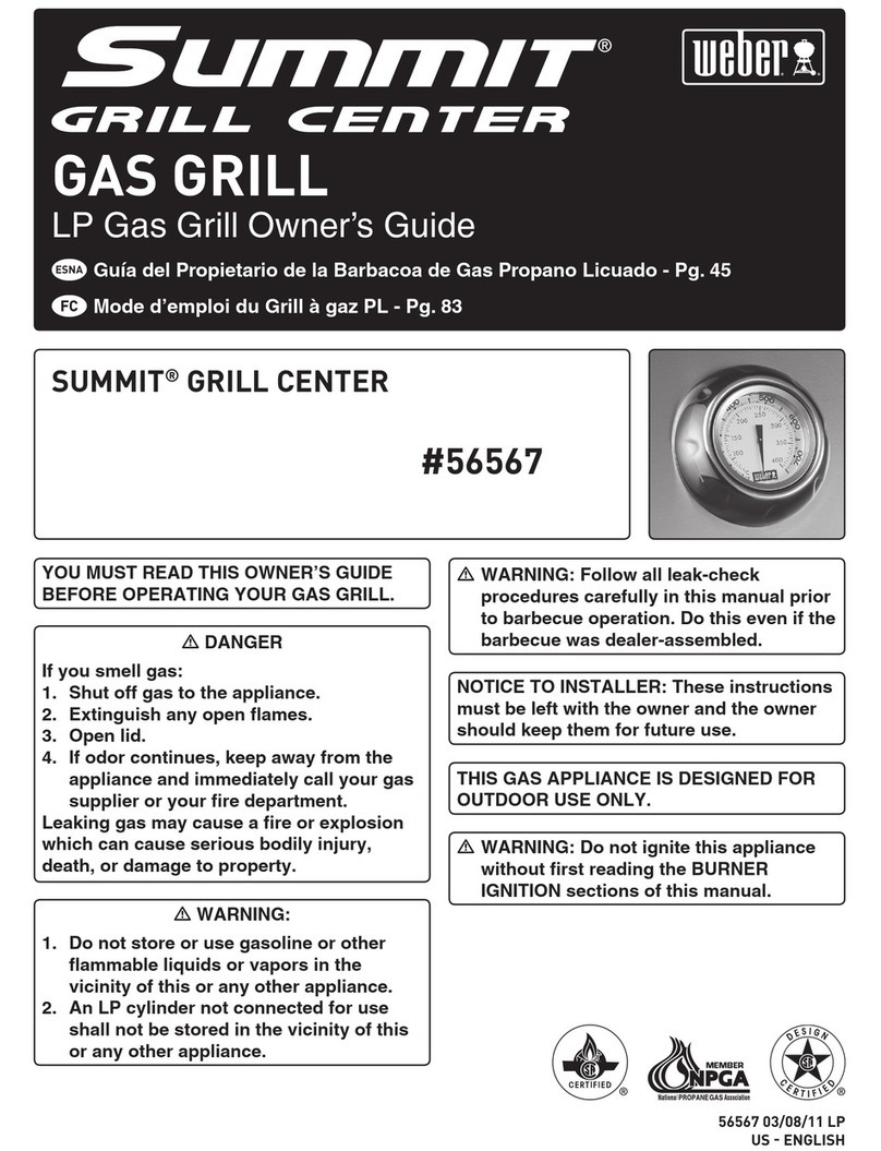 Weber SUMMIT 56567 owner's guide