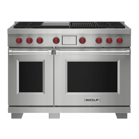 Wolf DUAL FUEL RANGES Owner's manual