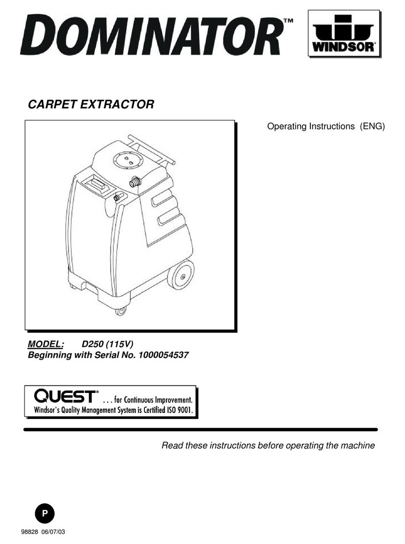 Windsor D250 (115V) User manual
