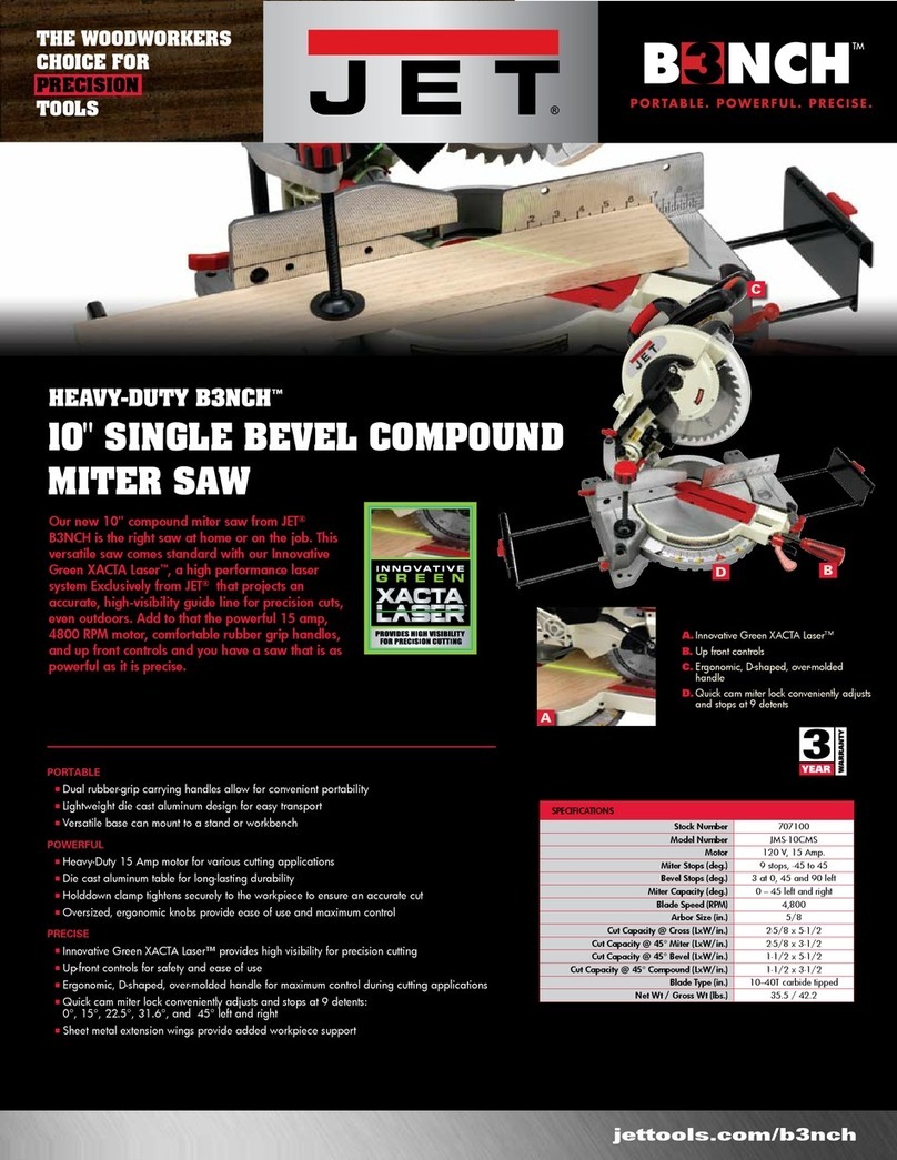 Jet Bench JMS-10CMS specification