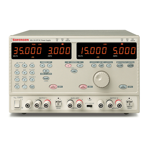 Xantrex XDL 35-5T User manual