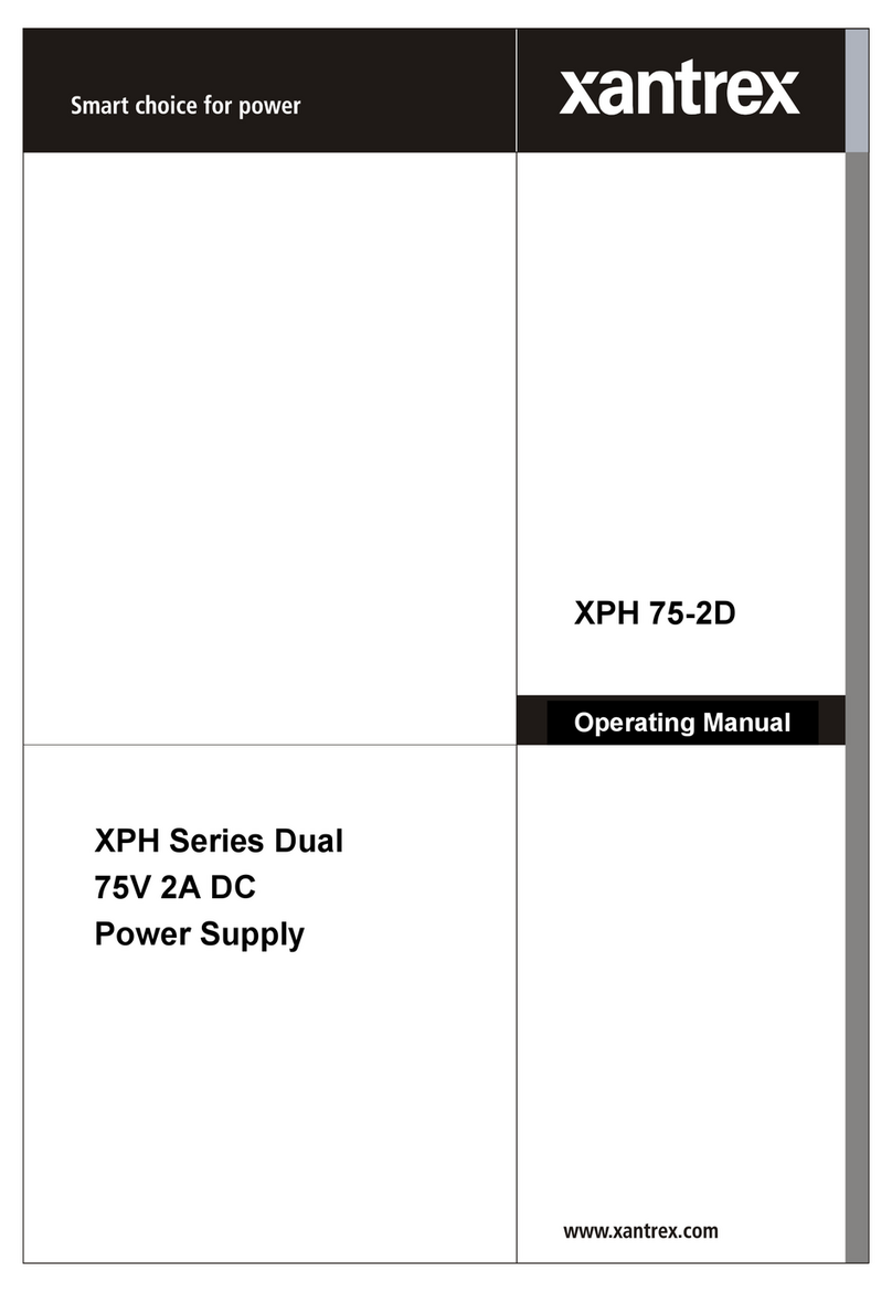 Xantrex XPH 75-2D User manual