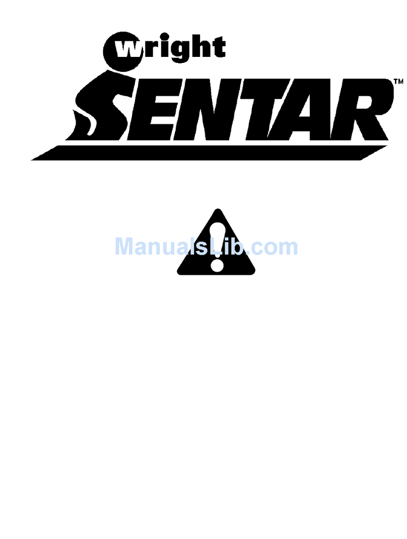 Wright Manufacturing Sentar Commercial Mower owner's manual