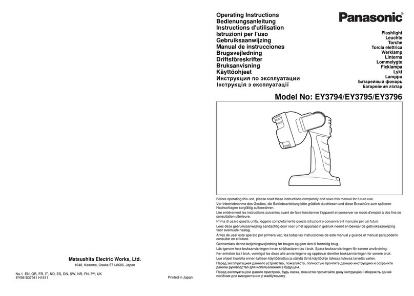Panasonic EY3795B User manual Panasonic EY3795B User manual