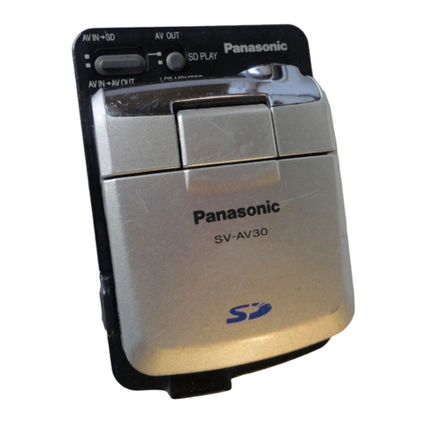 Panasonic SV-AV30 User manual