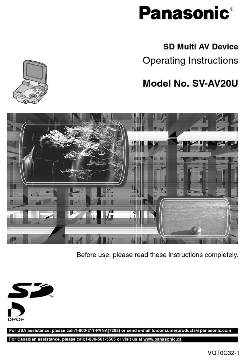 Panasonic SV-AV20A operating instructions
