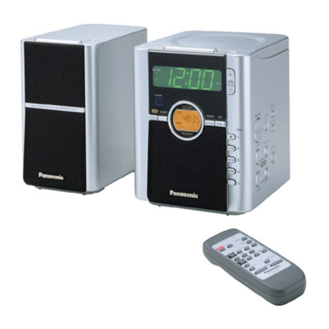 Panasonic RC-CD600 User manual