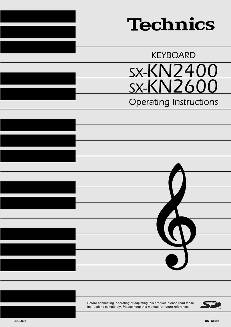 Technics SX-KN2400 User manual
