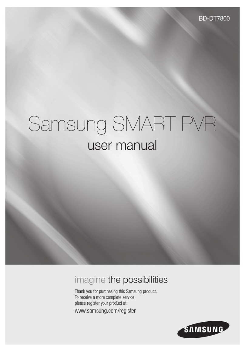 Samsung BD-DT7800 User manual
