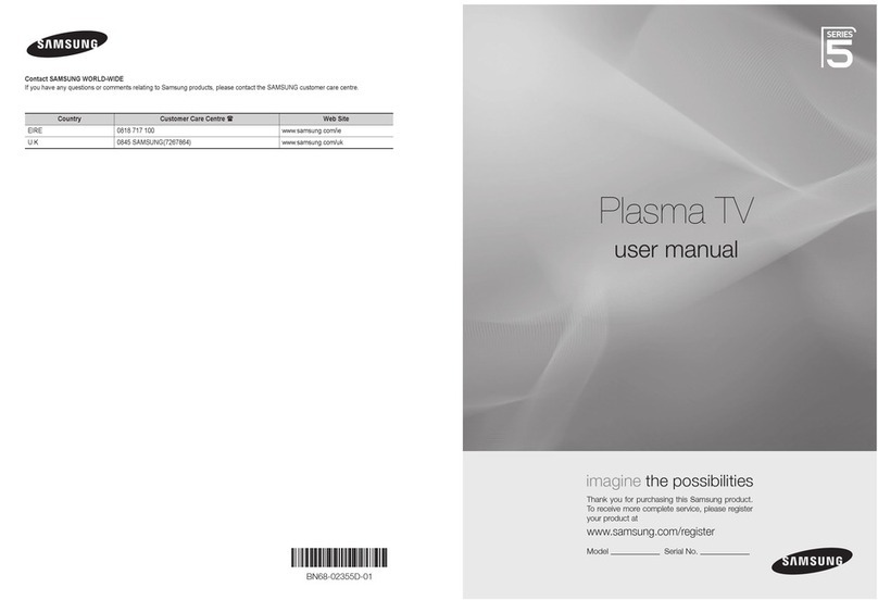 Samsung PS50B530S2W User manual