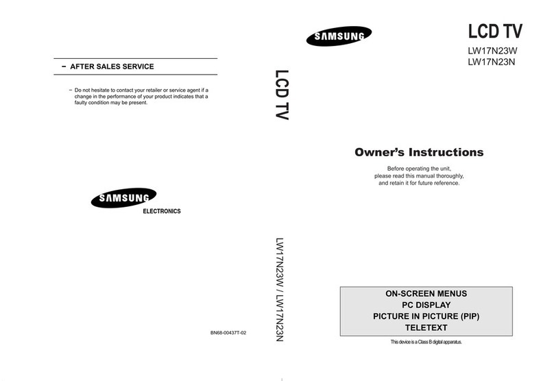 Samsung LW17N23N User manual