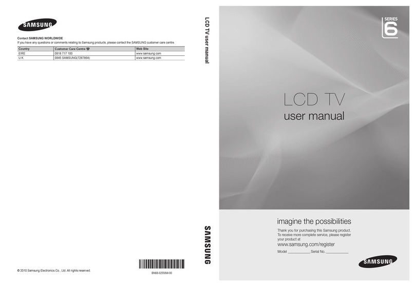 Samsung LE60C650L1K User manual Samsung LE60C650L1K User manual