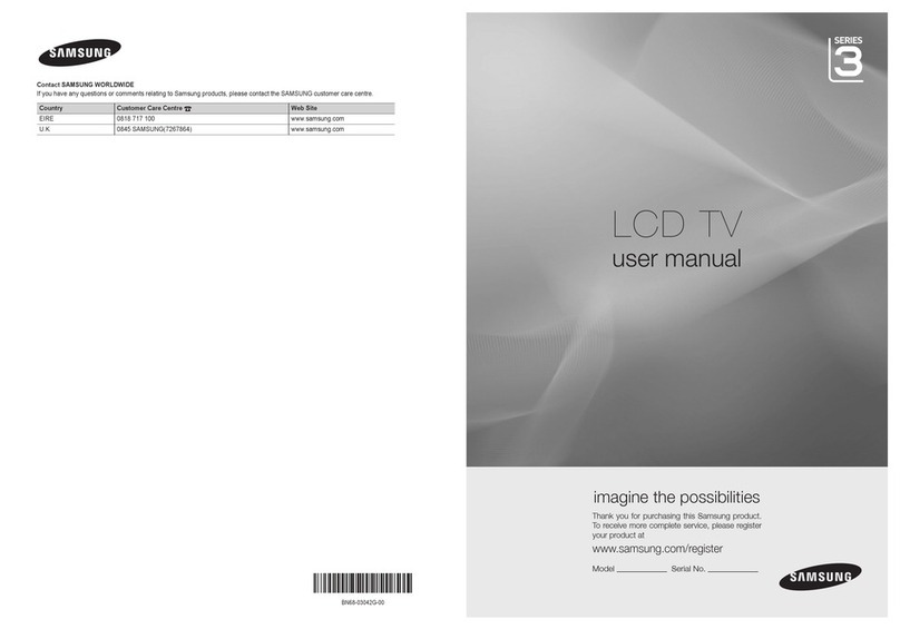 Samsung LE22C330F2W User manual