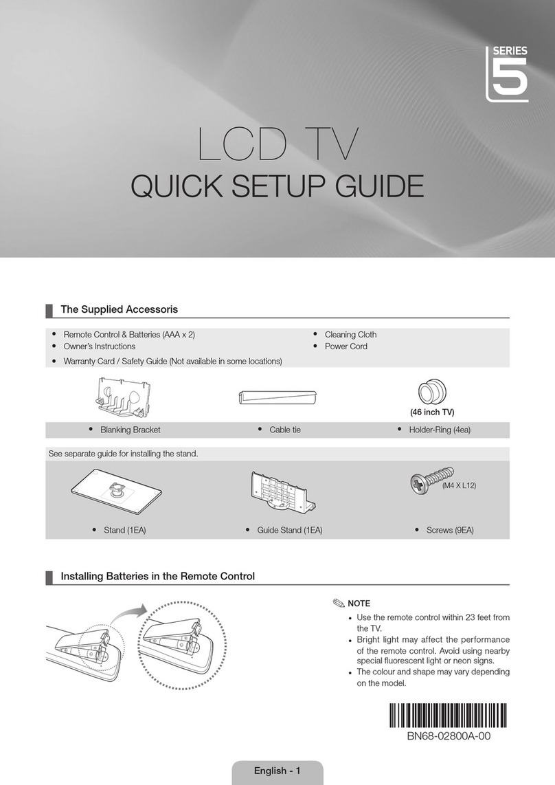 Samsung LE32C579J1S User manual
