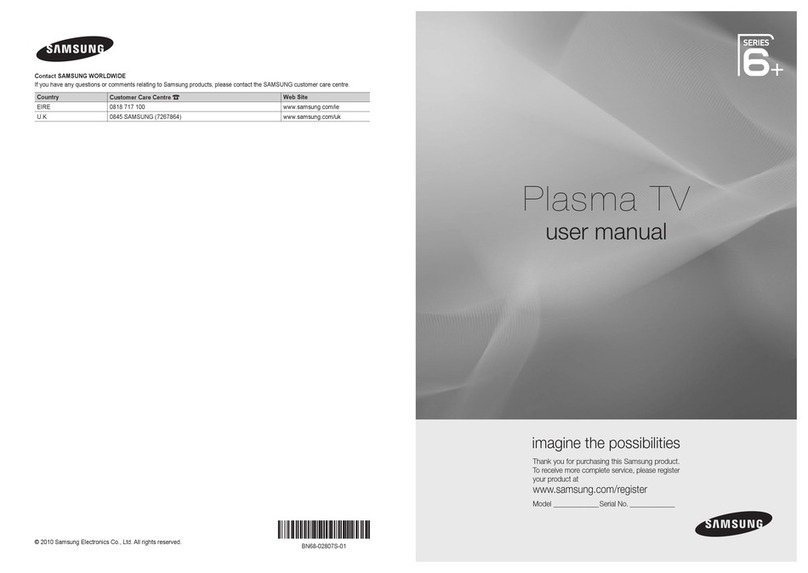 Samsung PS50C6900YK User manual