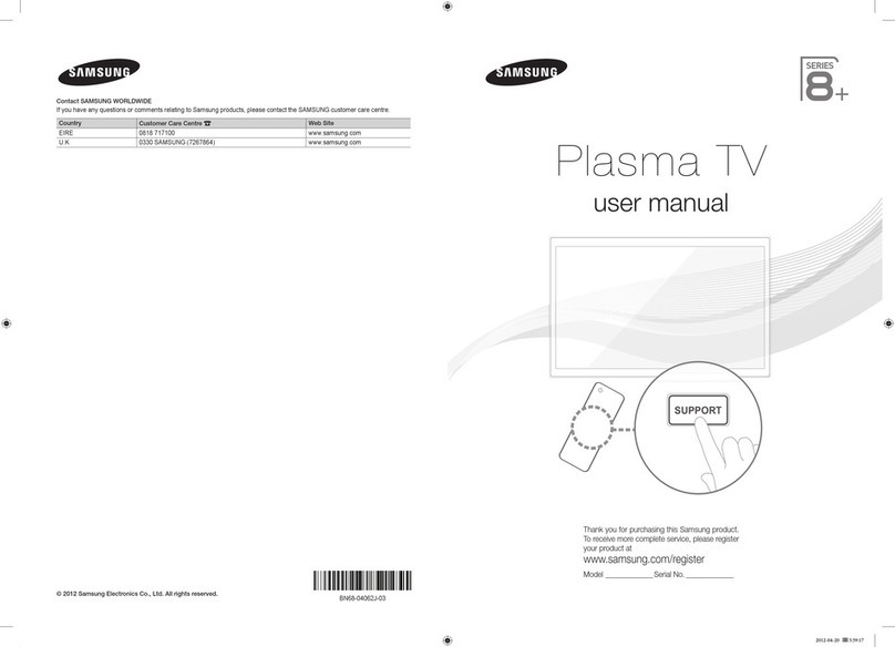 Samsung PS51E8000GU User manual