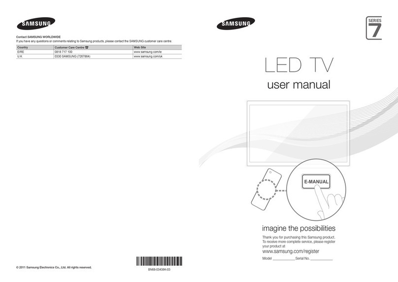 Samsung UE40D7000LU User manual