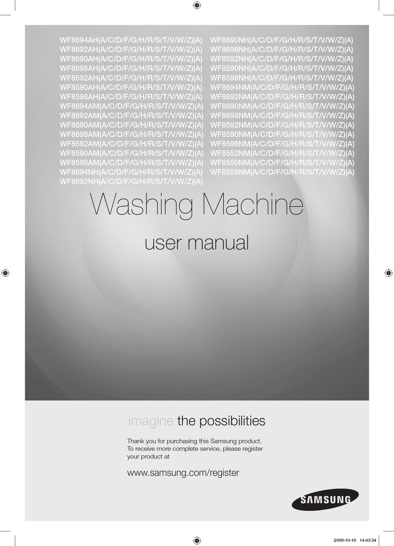 Samsung WF8692NHW/XSG user manual
