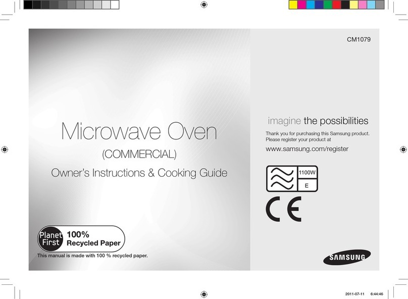 Samsung CM1079 Owner's instructions & cooking guide