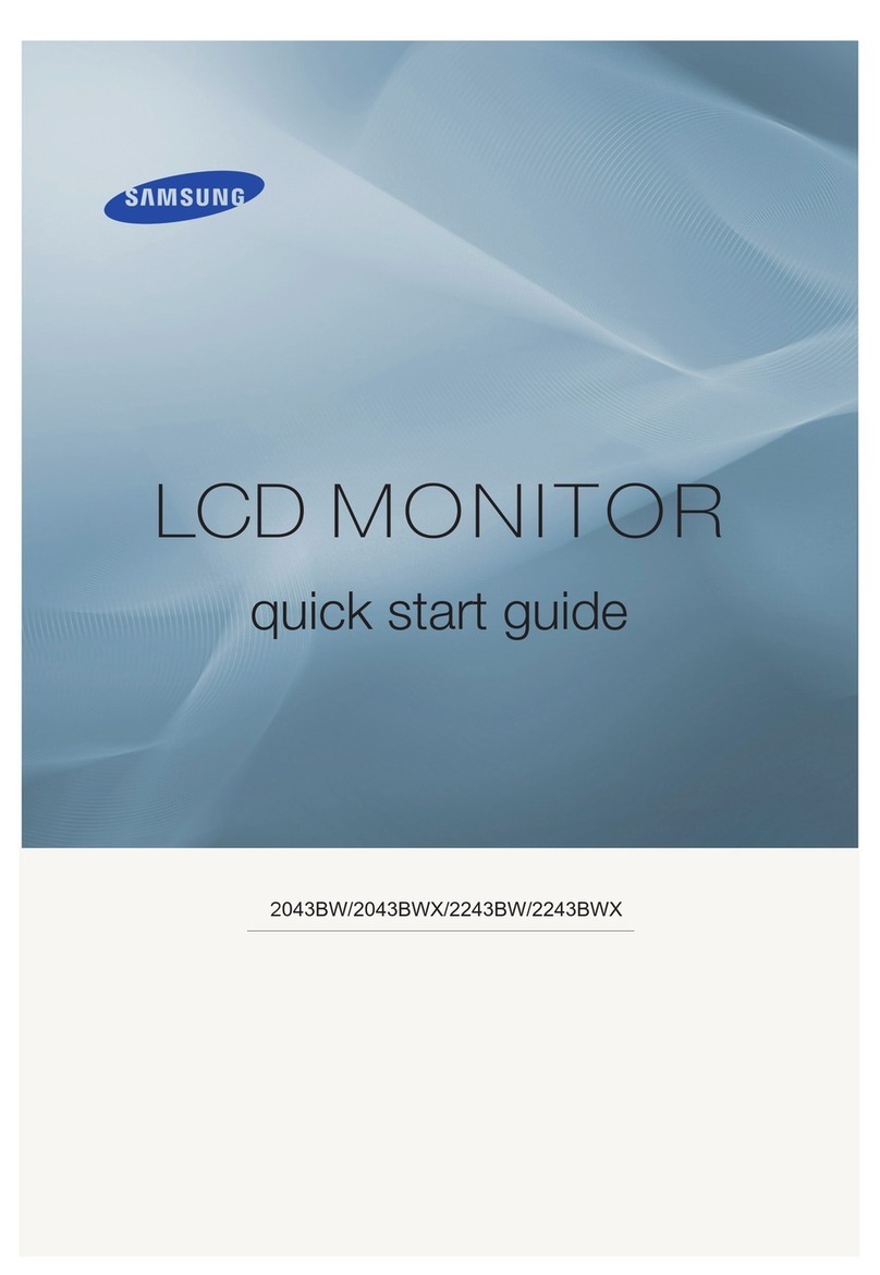 Samsung SyncMaster 2043BW User manual