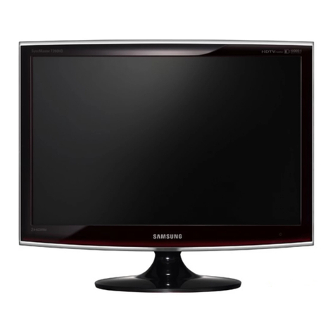 Samsung T240HD - SyncMaster - 24" LCD Monitor quick start guide