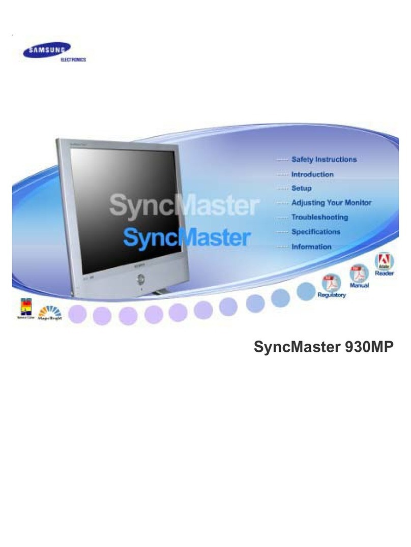 Samsung SyncMaster 930MP User manual