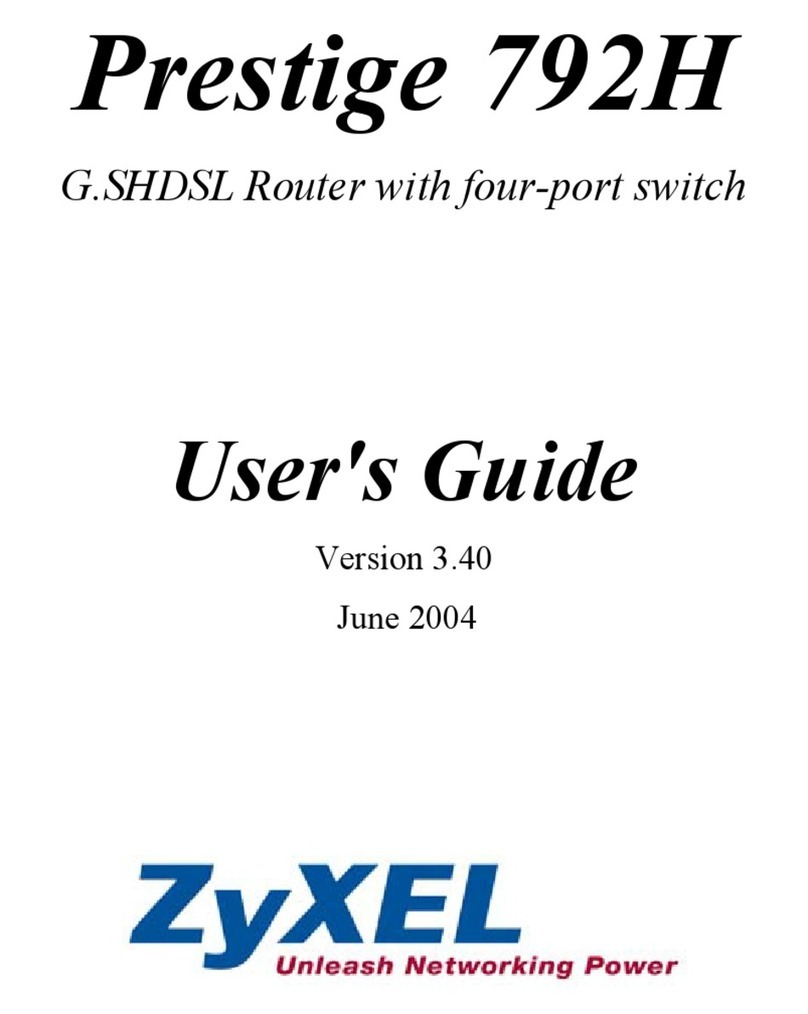 ZyXEL Communications Prestige 792H User manual