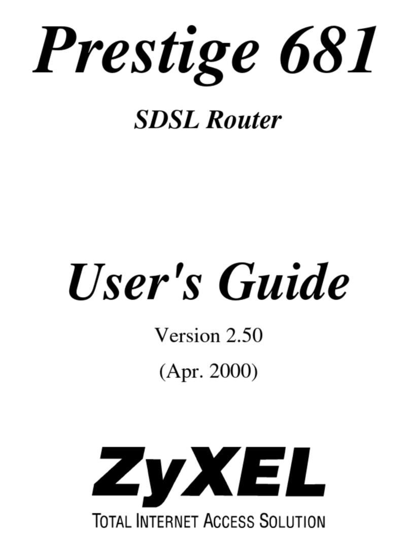 ZyXEL Communications Prestige 681 User manual