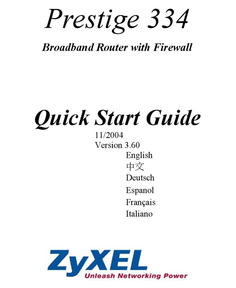 ZyXEL Communications PRESTIGE 334 User manual