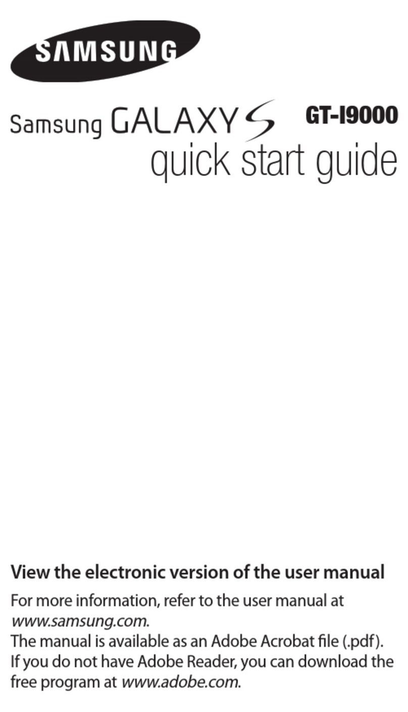 Samsung GALAXY S GT-I9000 User manual