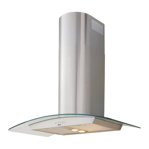 Zephyr Milano WallZMI-M90AG Installation guide