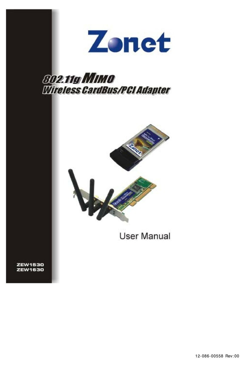 Zonet ZEW1530 User manual